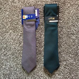 Apt. 9 Tie and Tie Bar Sets